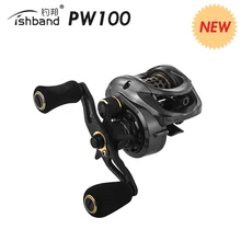 Fishband PW100(GH100 Pro) baitcasing катушка Наживка для ловли карпа литая Рыболовная катушка для форели джиггинг Pesca бас Карп Рыболовная Снасть
