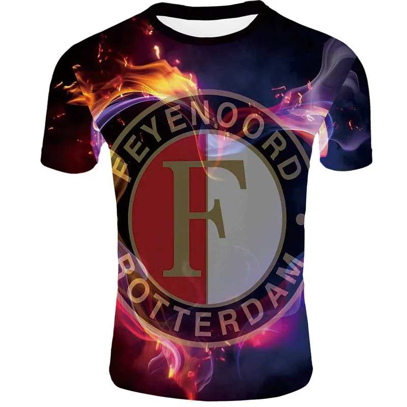 

Feyenoord T Shirt 2019 Feyenoord T Shirt kids Feyenoord TShirt Men Feyenoord Home 3D printed T Shirt Fashion Personality Tops