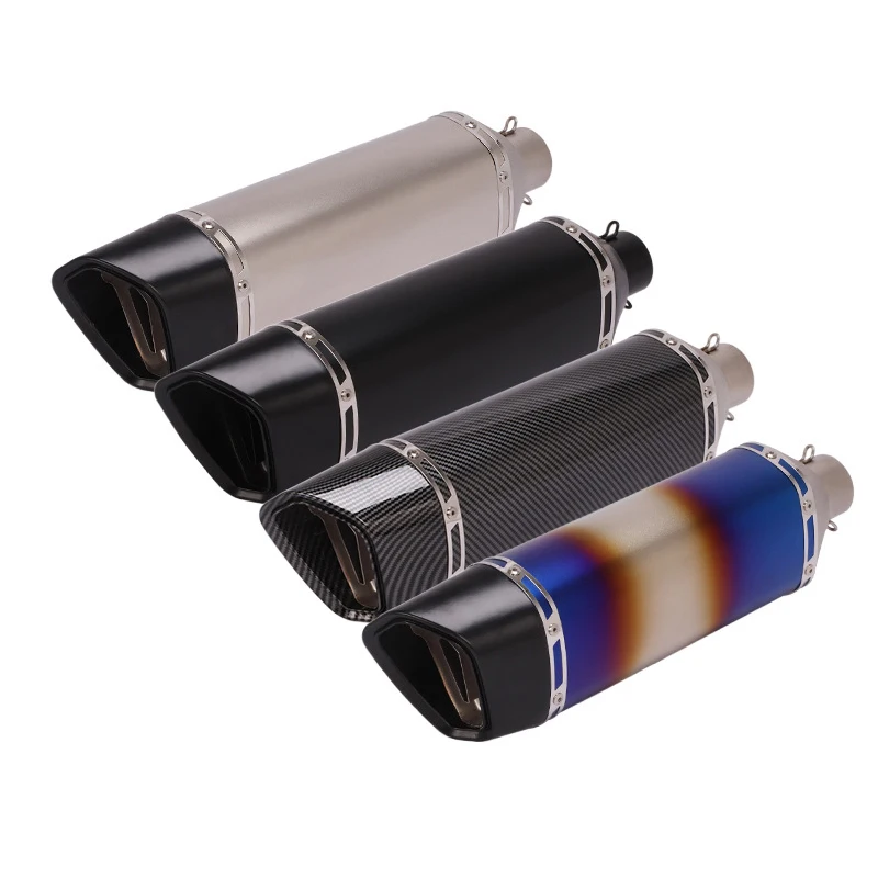 

Universal 38-51 MM Motorcycle Exhaust Muffler Pipe Stainless Steel Rear Escape No DB Killer for Dirt Bike Scooter Exhaust Tips