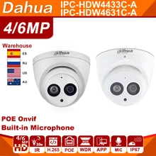 Dahua IPC-HDW4433C-A IPC-HDW4631C-A 4MP 6MP Netwerk Cam Ip Camera Webcam Powerby Poe Cctv Security Ingebouwde Microfoon Ir 30M 50M H.265