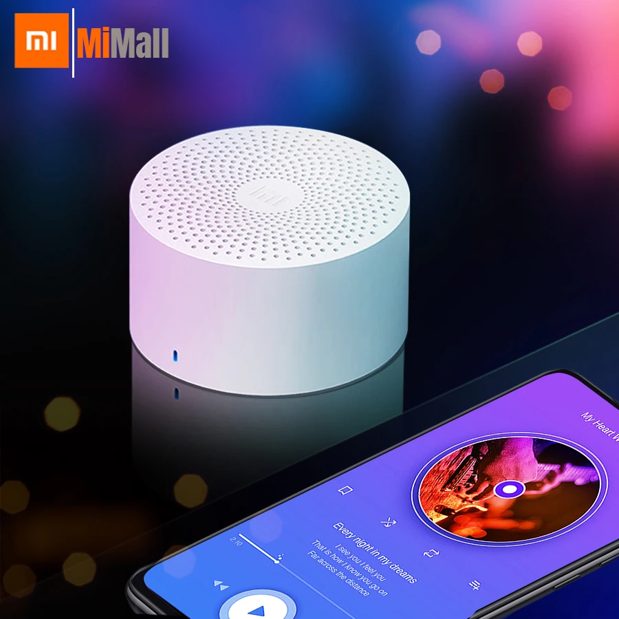 2019 Xiaomi XiaoAi портативный мини беспроводной Bluetooth динамик сабвуфер умный голосовой