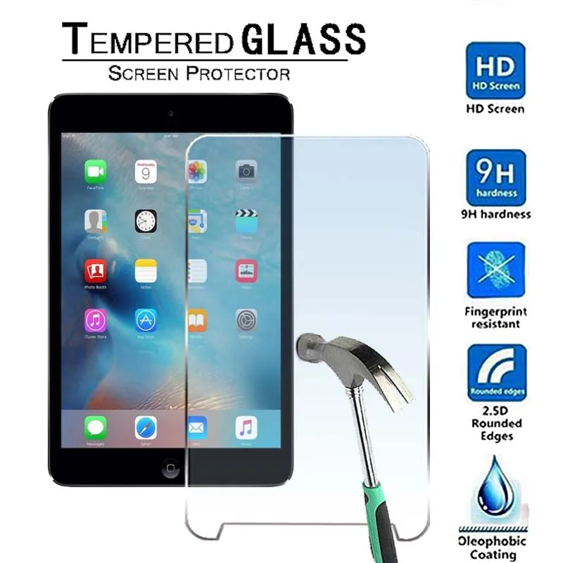 Ультрапрозрачная защитная пленка из закаленного стекла для Apple iPad Mini 2 -Premium Tablet 9H |