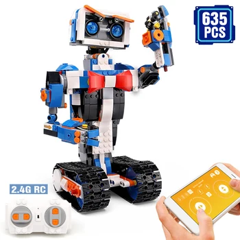 

MOC Creative RC Robot Electric Building Blocks Technic Remote Control Intelligent Robot Bricks Toys for Children