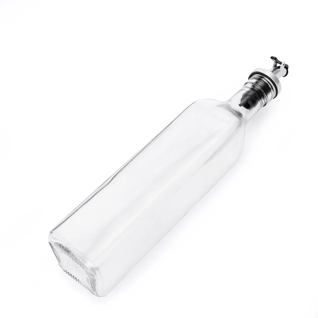

BBQ Oil Pourer Bottle Dispenser Reusable Clear Olive Oil Vinegar Glass Bottle AntiLeak Kitchen Barbecue Cooking Condiment bottle
