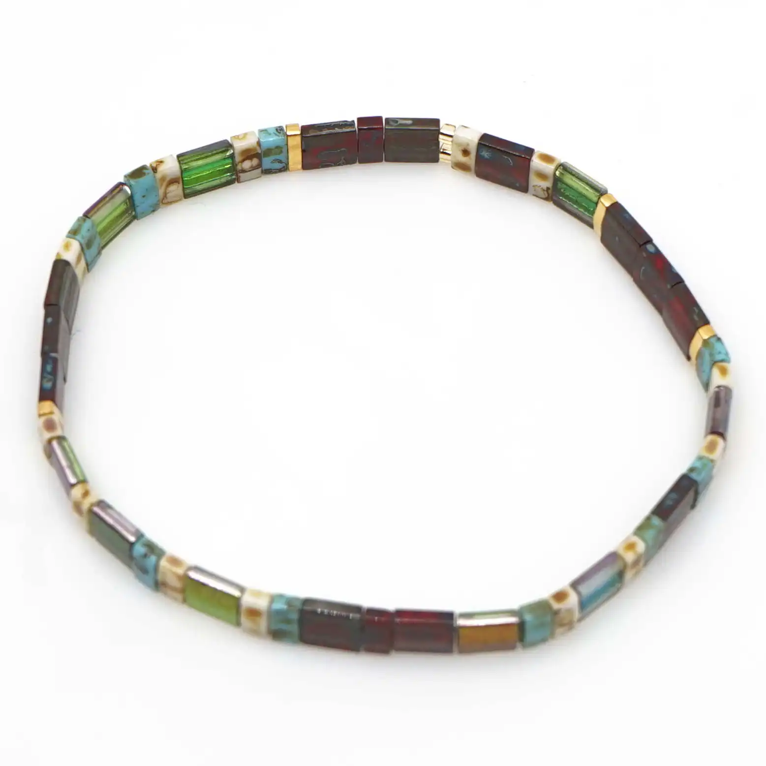 Go2boho Janpan Miyuki Tila Beads браслет для женщин богемные браслеты дружбы летние пляжные новые ювелирные изделия Pulseras Mujer - Окраска металла: TL-B190125B