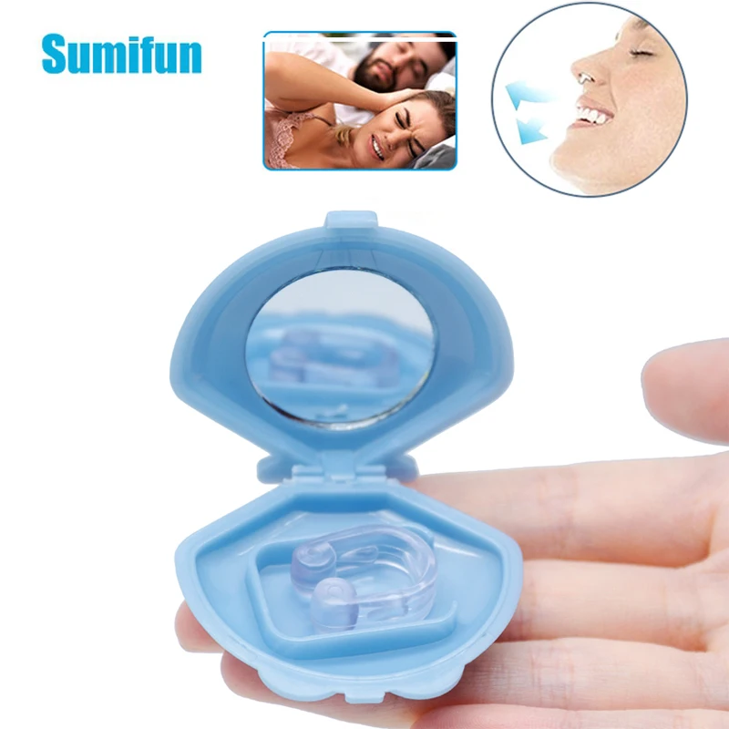 

Sumifun 1Pcs Stop Snore Device Mini Gel Snoring Stoper Sleeping Tool Silicone Anti-snoring Good Sleep High Quality