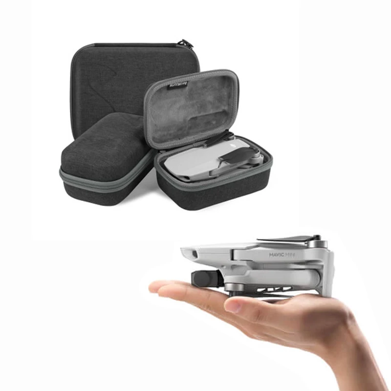 Promo KCI for DJI Mavic Mini Drone Battery Storage Bag Carrying Travel Remote Controller Protective Case for DJI Mavic Mini Accessories 