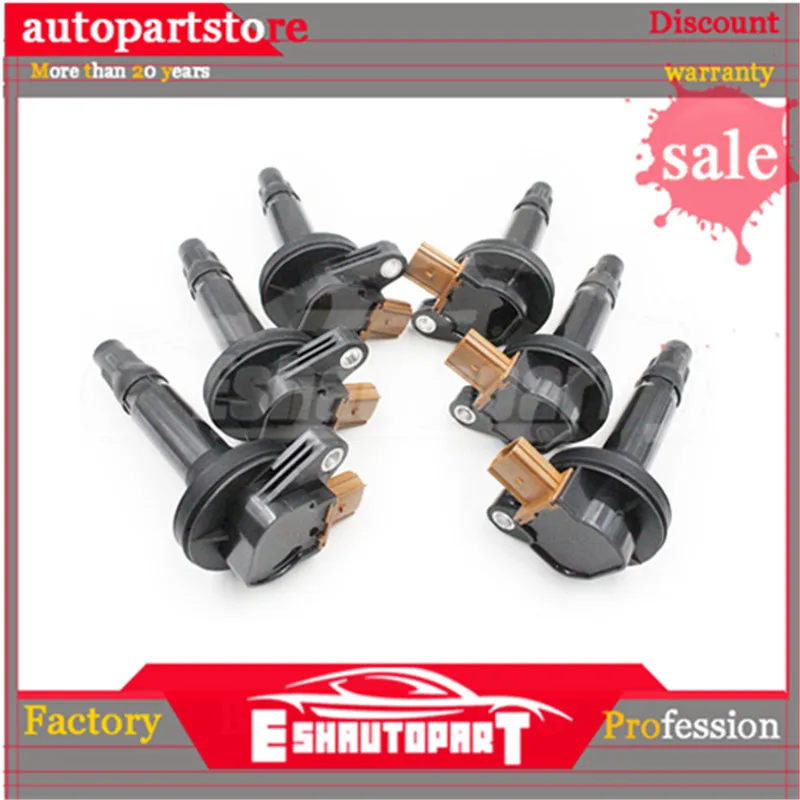 6 шт. катушки зажигания BL3E-12A375-CA BL3Z-12029-A для Lincoln Ford Ecoboost Flex F150 Телец МКС Mkt F-150