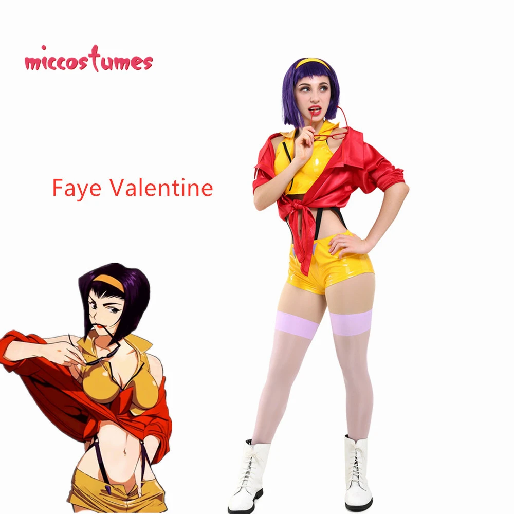 Faye Valentine Cosplay Costume Cowboy Bebop Cosplay Woman Halloween Outfit Aliexpress