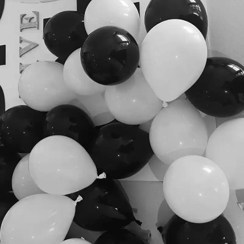 30/20/10 шт./лот 2,8 г черный, белый цвет латексные воздушные шары на день рождения вечерние украшения Воздушный баллон гелия Блан