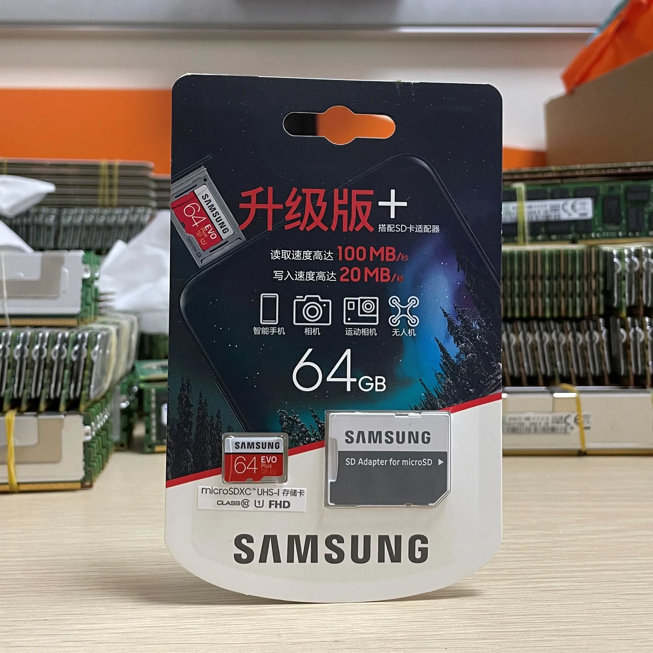 Samsung Memory Card Micro Sd 256gb 32gb 64gb 128gb Sdhc Sdxc Grade Evo+  Class 10 C10 Uhs Tf Sd Cards Trans Flash Microsd - Memory Cards - AliExpress