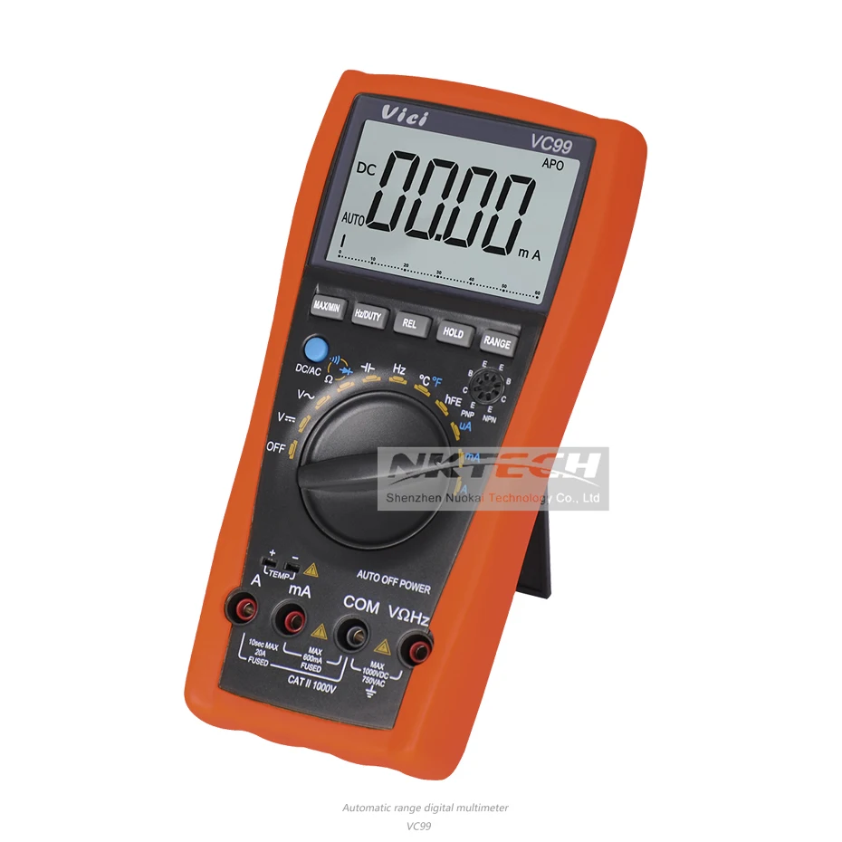 Goedkoop VICI Digitale Multimeter VC99 3 6 7 Voltmeter Amperemeter Temperatuur AC DC Volt Amp OHM Capaciteit Hz Test Thermokoppel Analoge Bar