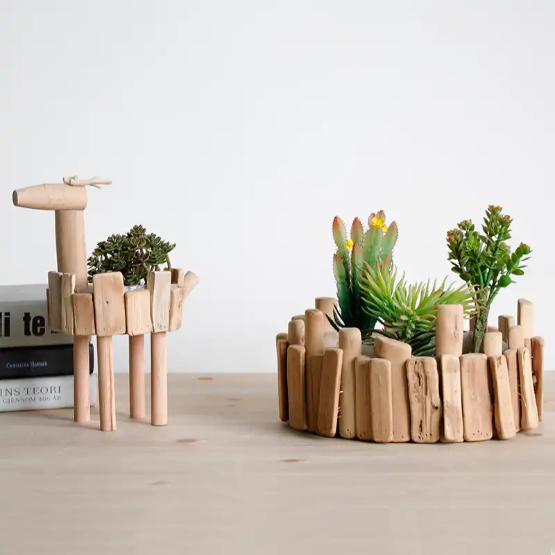 Gancho de madera para pared giratorio de estilo nórdico, perchero