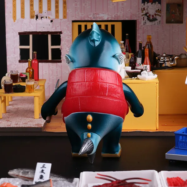 Mame Moyashi Maguro Senpai вареные лососевые туны рыбы милые виниловые фигурки Мода|Игровые