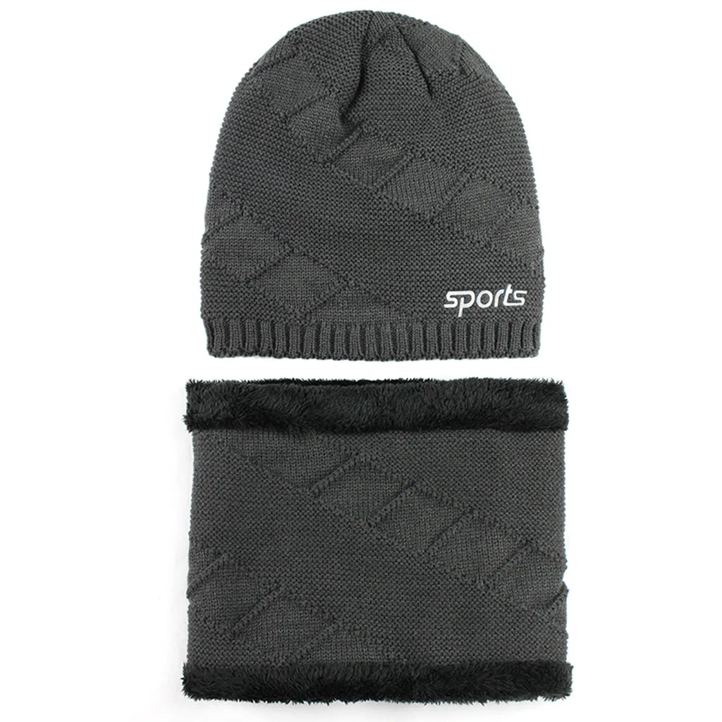 ACCGLORY Skullies Beanies, мужской шарф, вязаная шапка, шапка для мужчин, шапка, теплая шерсть, толстые зимние головные уборы для мужчин и женщин, шапка бини