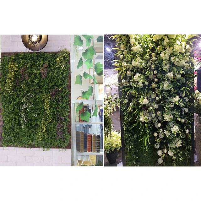 Mesterséges Levél Magánélet Védelme Kerítés Tekercs Fal Tereprendezés Otthoni Dekoráció Ivy Garland Plant Szőlő Hamis Lombozatú Virágok Zöld Borostyán Koszorú - Image 4