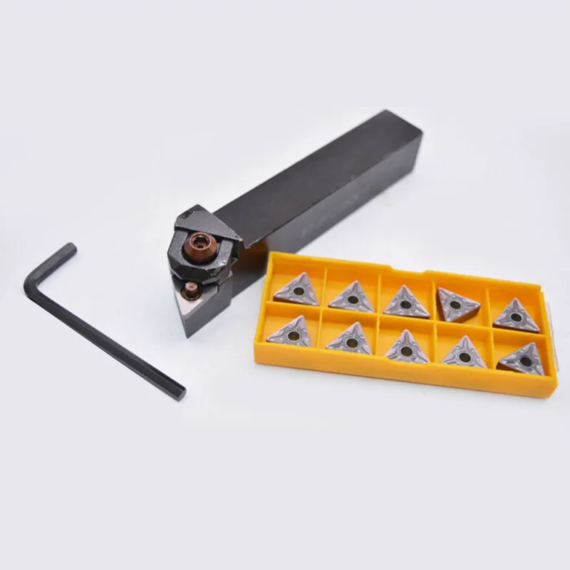 

2019 New High Quality WTJNR2020K16 Lathe Turning Tool + 10pcs TNMG160408-MA TNMG332-MA VP15TF Inserts