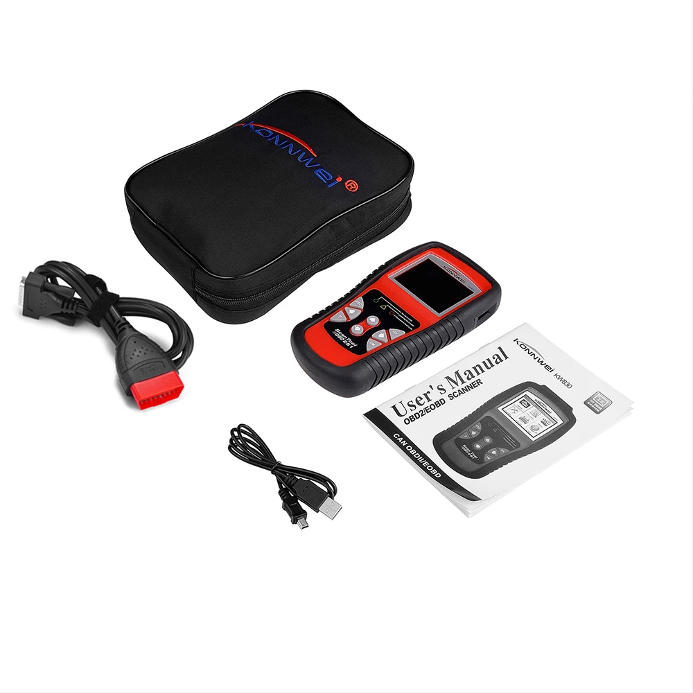 Vehemo OBD2 двигатель автомобиля диагностический считыватель кода для KONNWEI KW830 диагностический считыватель кодов ошибок ODB2 сканирующий инструмент