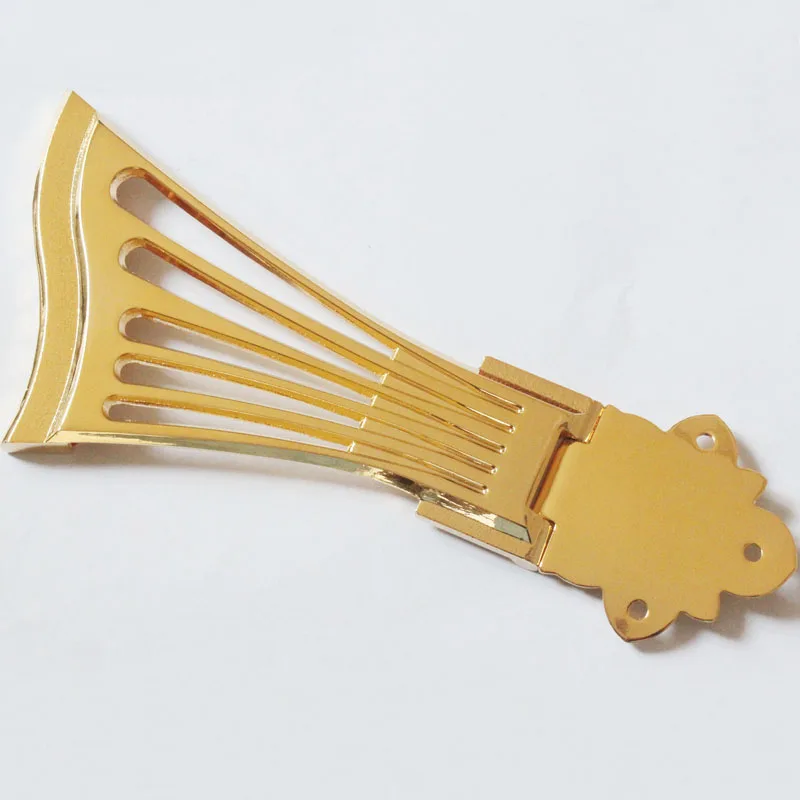 

New brand comtemprary designed hollow body tailpiece 50m/m string pitch in gold