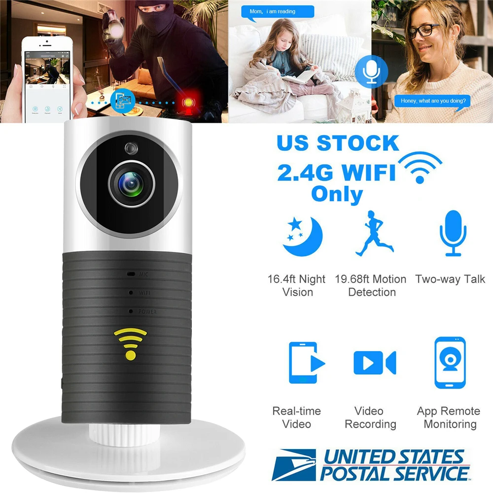 Домашний интерьер 720P HD мини беспроводная Wi-Fi радионяня ip-камера для младенцев