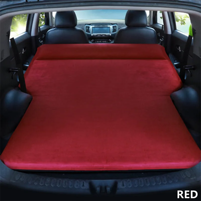 Car Interior Accessories Car Automatic Inflatable Surface Suede Mattress Travel Fold Bed For All SUV MPV