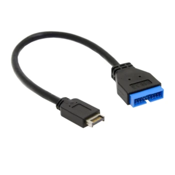 

USB 3.1 Type-C Mini 20 Pin Front Panel Header To USB 3.0 Standard 19/20Pin Header Extension Cable 20Cm For Asus-Motherbo