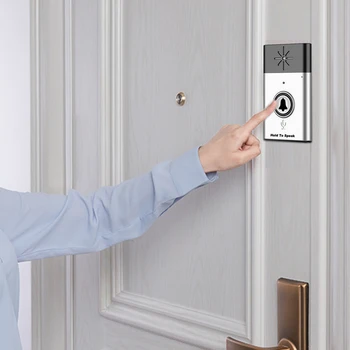 

Household Intelligent Wireless Voice Intercom Doorbell Intercom Professional Penetration Support for 300m Distance