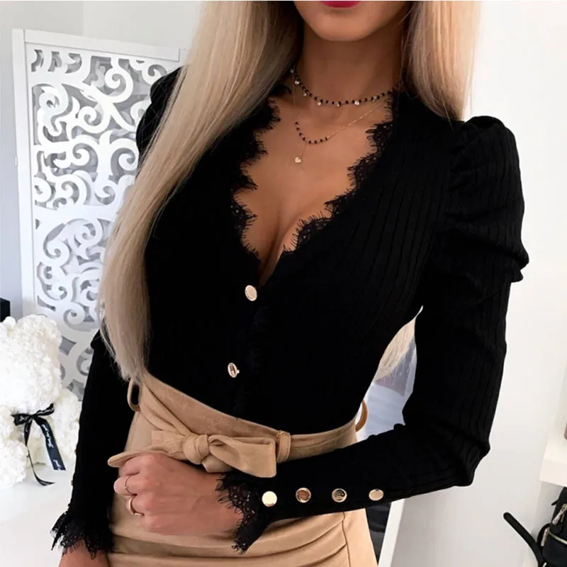 v neck shirt women02