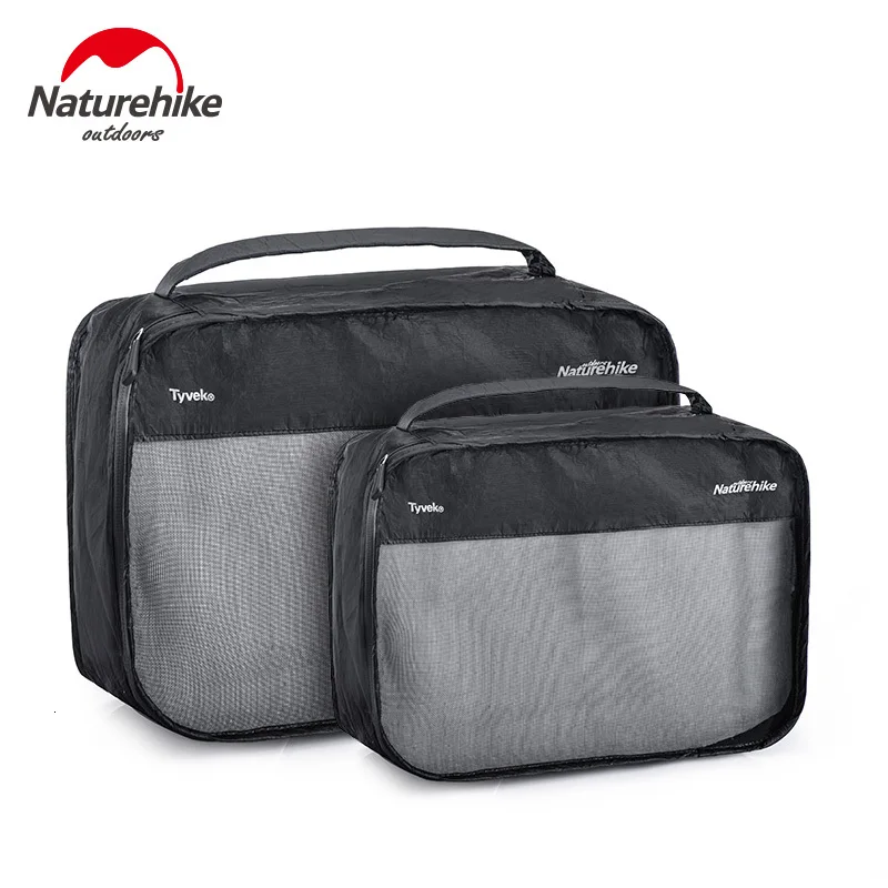  NatureHike 2pcs M L Tyvek Swimming Storage Cosmetic Bag Travel Business Trip Portable Clothing Shoe
