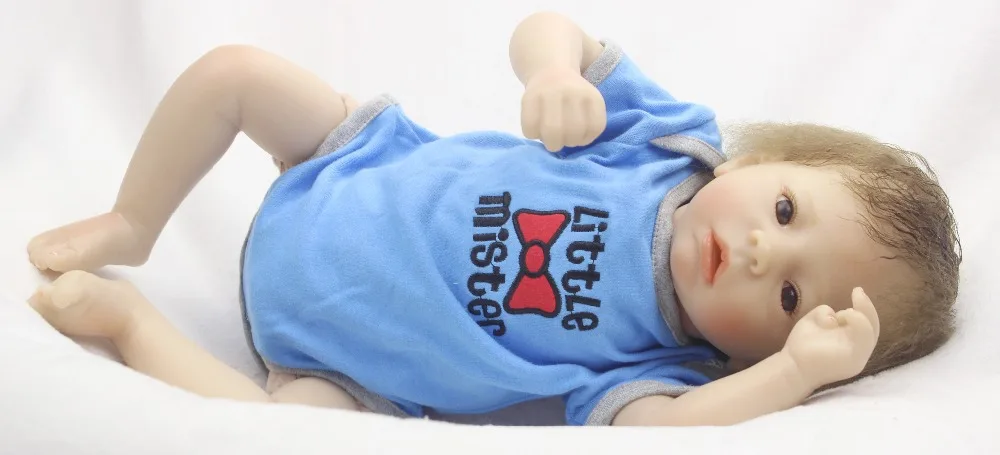 OtardDolls Baby Reborn Doll 18 дюймов силиконовые виниловые Bebe Reborn Dolls реалистичные куклы для маленьких мальчиков, игрушки в подарок