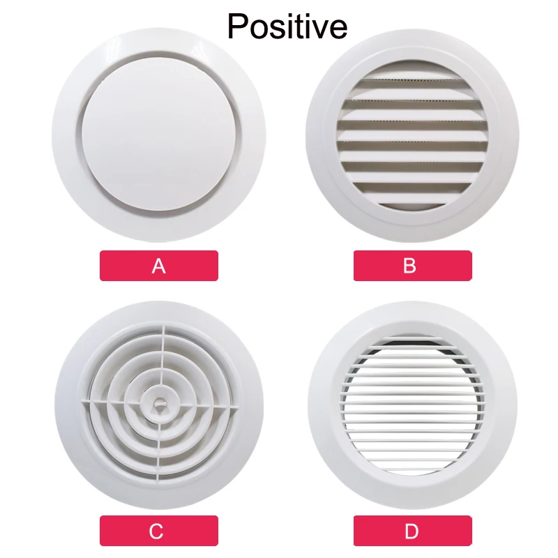 Rejilla de ventilación Central para cocina, ventilador de techo, montaje en pared