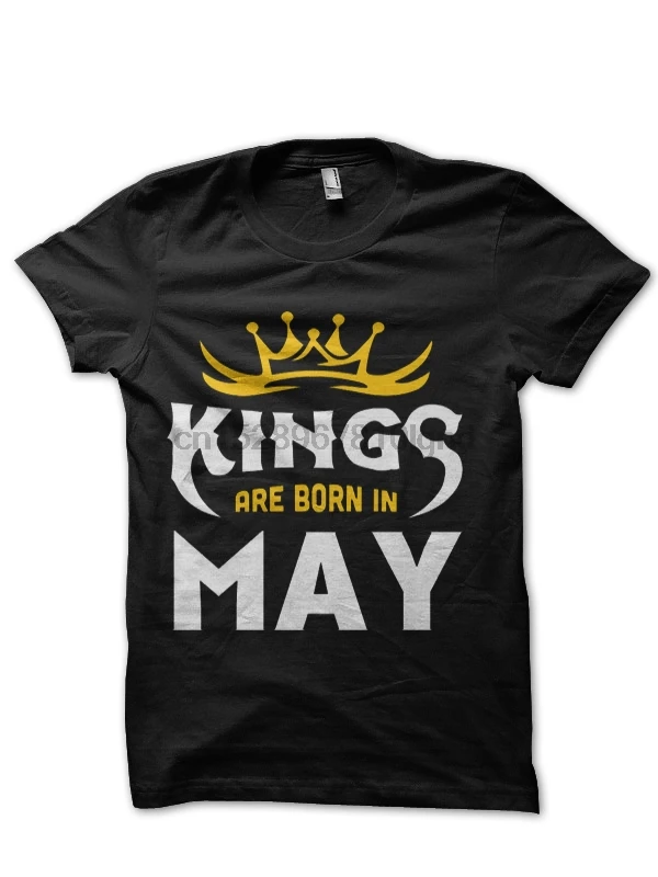 Футболка Kings Are Born In May | Мужская одежда