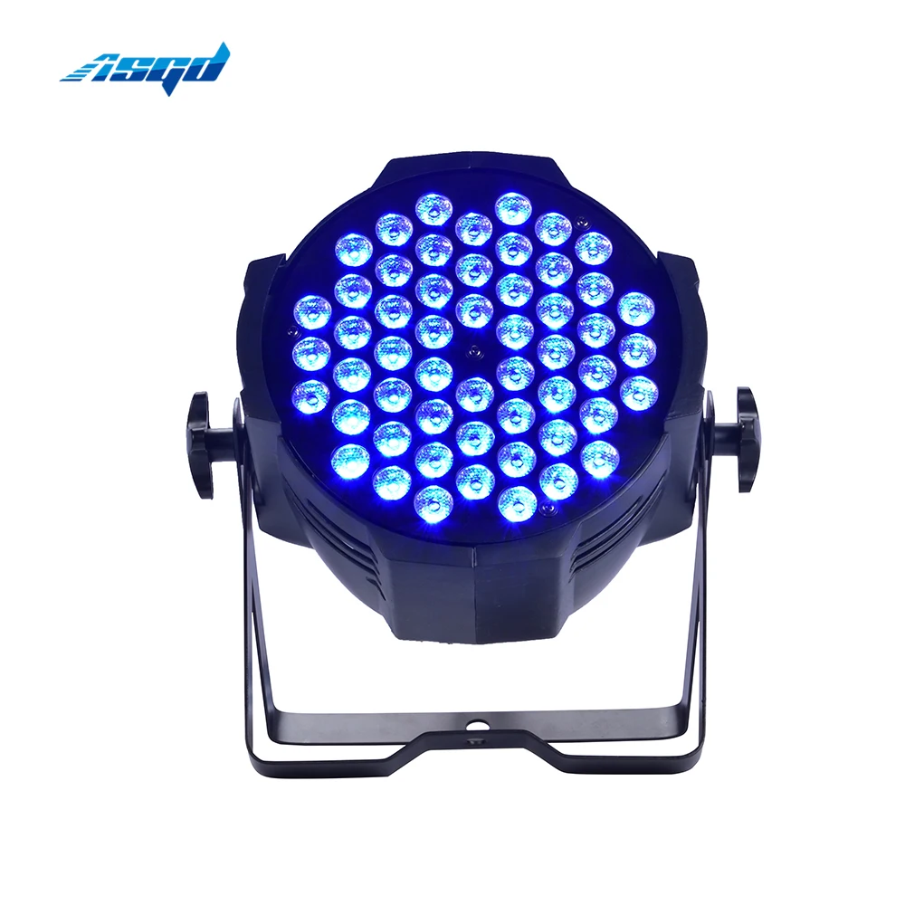 Алюминий сплав светодиодный Par 54x3 Вт RGB 3in1 может 64 прожектор DJ проектор мыть