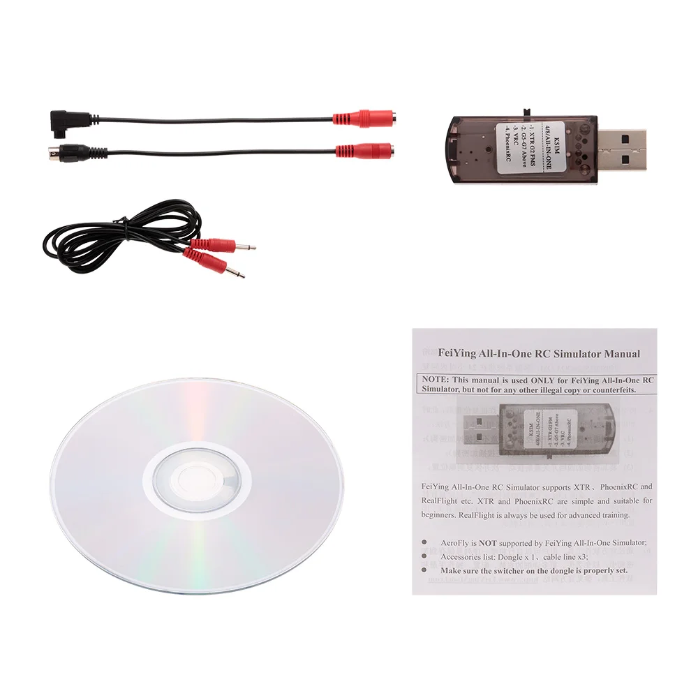 USB симулятор полета компьютерная симуляция для JR Walkera Devo 7 FS i6X пульт