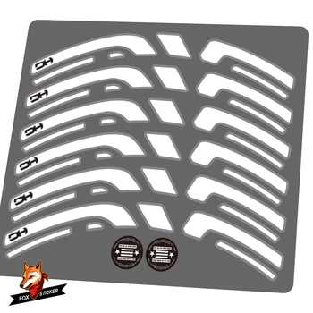 

27.5er 29er DH MTB Bike Wheel Sticker Mountai Bike Rim Decal for EVNE DH 29 M60