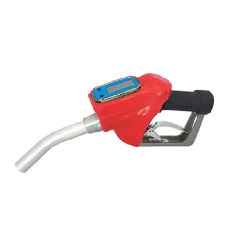 

Digital Fuel Gun Flow Meter GasolineTransfer Automatic Trip Gas Stations