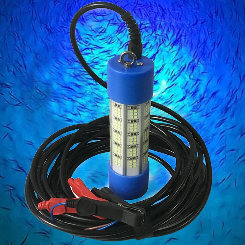 12V 120 W/150 W светодиодный светильник для подводной рыбалки, Ночной светильник для рыбы, кальмаров