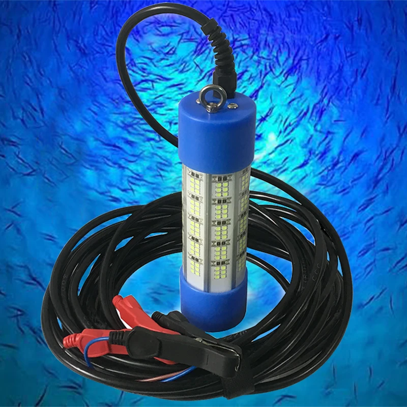 Led Lamp Fishing Underwater Lure  Underwater Fishing Light Squid - 12v  120w/150w Led - Aliexpress