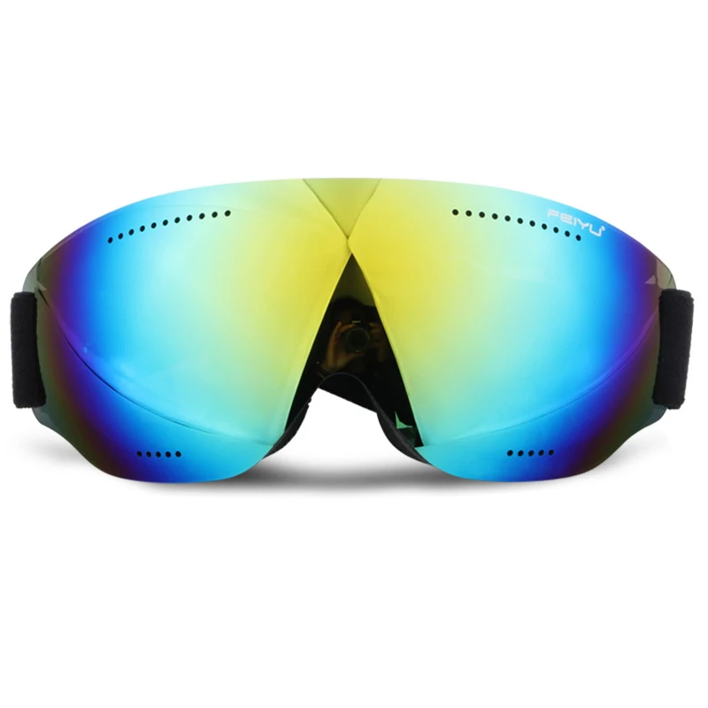 

durable and practical ski Glasses Kids Adult Ski Snowboard Dustproof Anti UV Goggles Single Layer Lens Eye Glasses With buckle