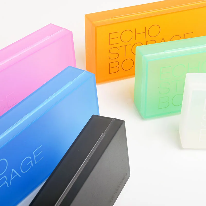 1 шт. KACO ECHO прозрачный пластиковый пенал конфетный цвет многофункциональный канцелярский ящик для хранения детей студенческий пенал