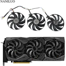T129215SU 7Pin wentylatory chłodnicy karty GPU dla ASUS ROG strix-geforce RTX 2070 2080 SUPER Ti GAMING RTX2080 RTX2080Ti wentylator