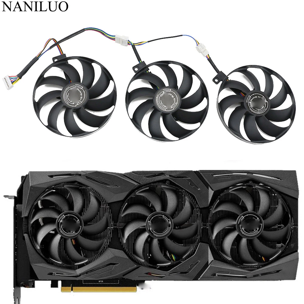 T129215su Gpu Card Cooler For Asus Rog Rtx 2070 2080 Super Gaming Rtx2080 Rtx2080ti Fan - Fans & Cooling - AliExpress