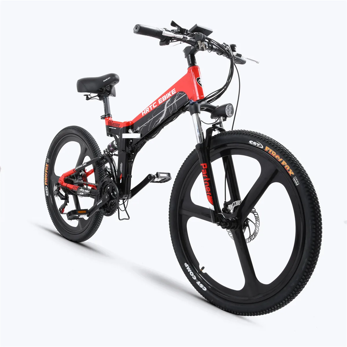 Top 26inch electric mountain bicycle 48V400W high speed motor Lightweight frame hidden lithium battery lcd3 electric ebike 1