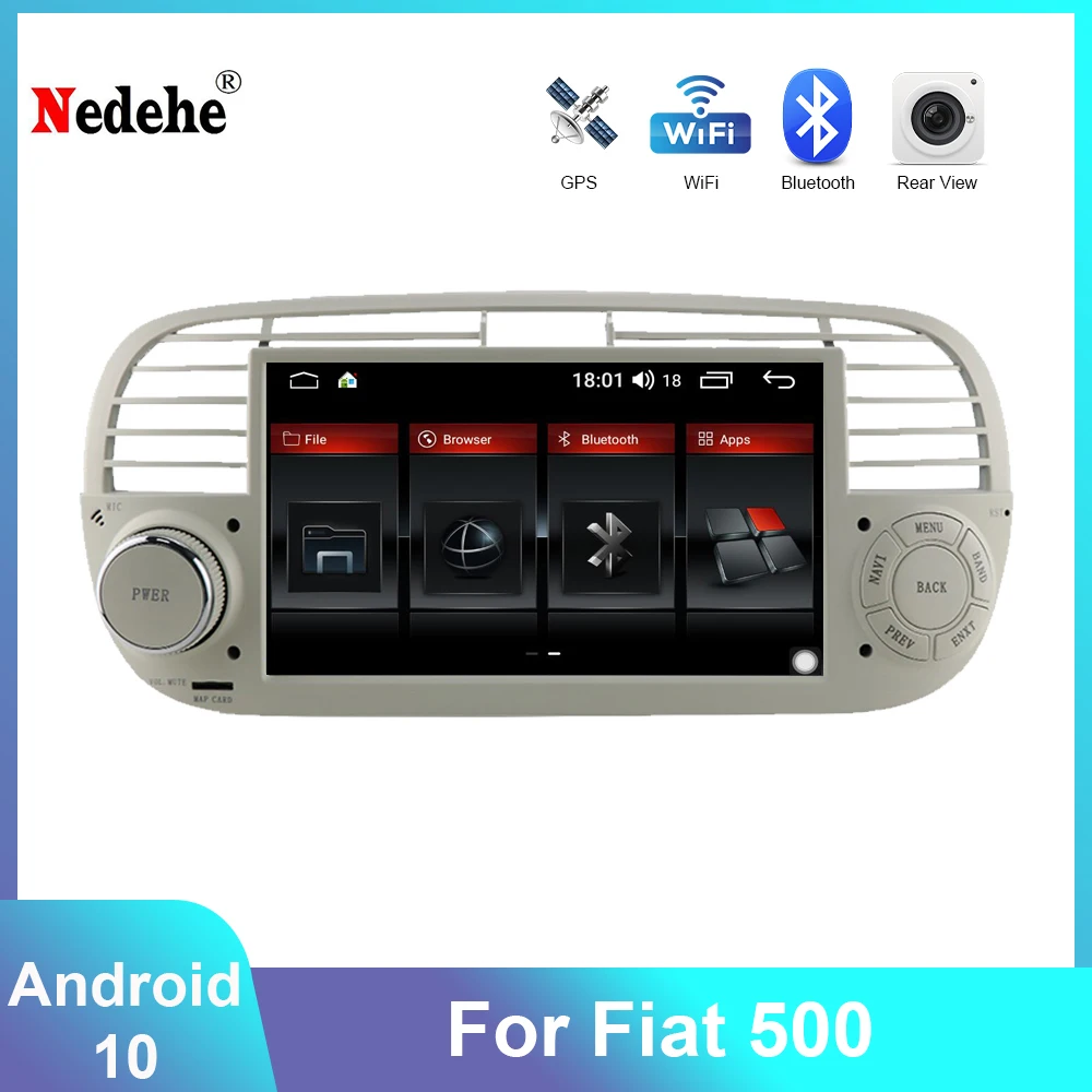 Автомагнитола 2 Din для FIAT 500 четыре ядра Гб + 32 ГБ Android 10 | Автомобили и мотоциклы