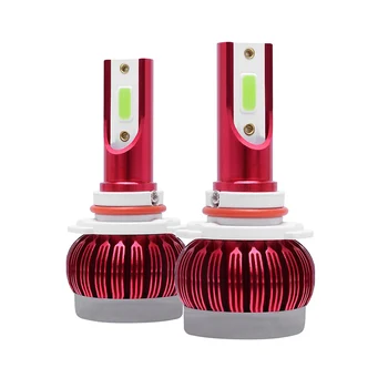 

1 Pair LED Car Light Bulbs 10000LM 72W Super Bright COB Auto Light Auto Led Head Light Car Styling Lamps 8000K Ice Blue