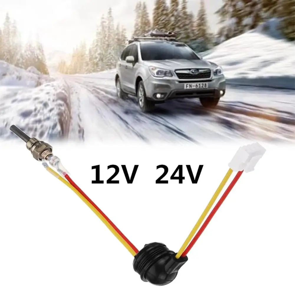 12V24V парковочный обогреватель зажигания фитинги автомобильный Грузовик парковка 88-98 Вт Универсальный Воздушный Дизельный Нагреватель светящийся нагреватель аксессуары