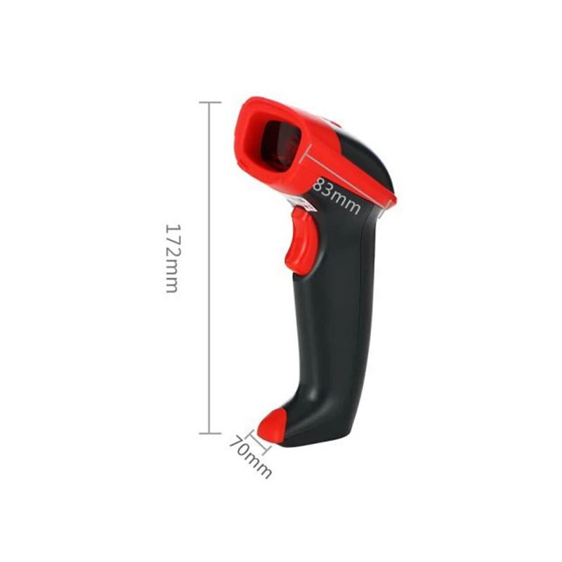 PPYY-Высокочувствительный портативный сканер штрих-кода AK18 проводной 2D USB кабель считыватель штрих-кода для POS системы супермаркета