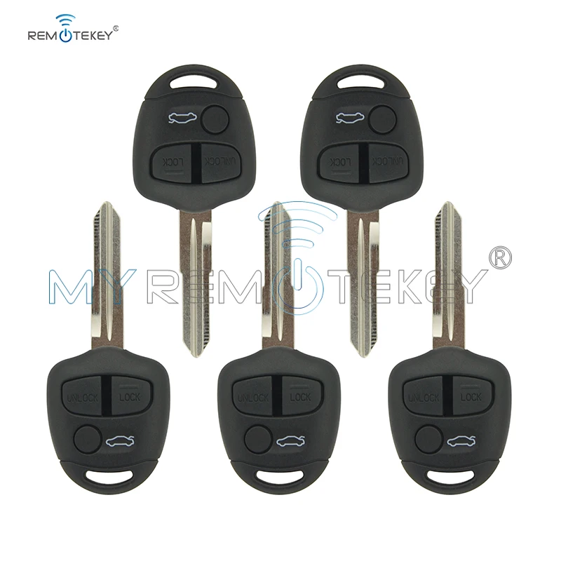 Remtekey 5 шт. ключ крышка для Mitsubishi Outlander Lancer 3 кнопки 2 кнопки дистанционного ключа оболочки чехол MIT11R/L ключ дом