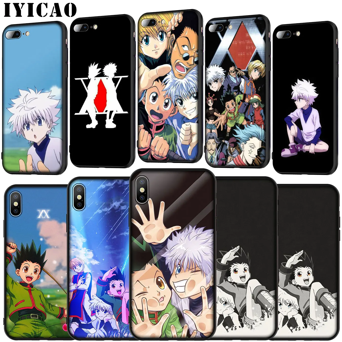 Мягкий силиконовый чехол Hunter x Для iPhone 11 Pro XR X XS Max 6 6S 7 8 Plus 5 SE для телефона |