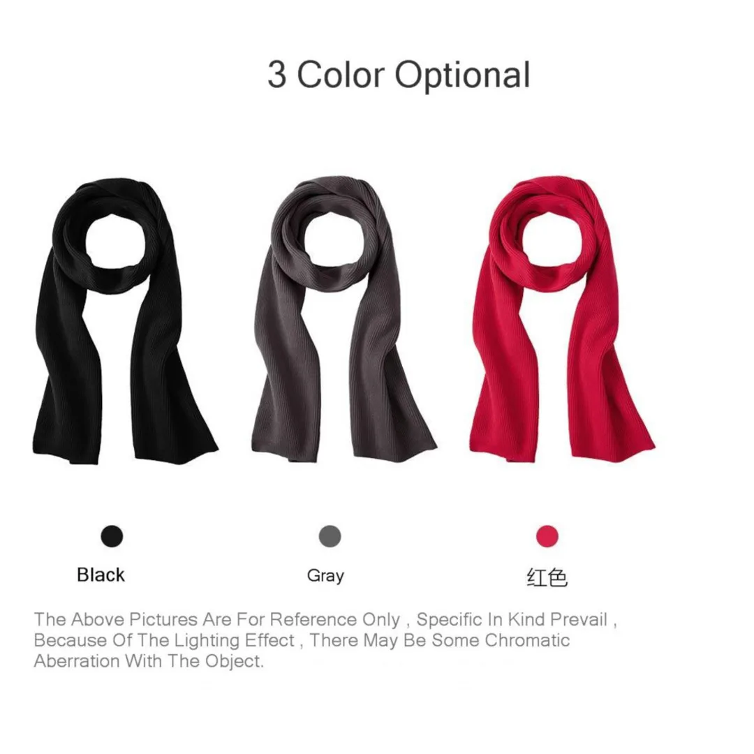 Xiaomi Wild Knit Scarf Skin Smoothing Keep Away From Static Electricity Xiomi Scarf Simple+Versatile For Men Women